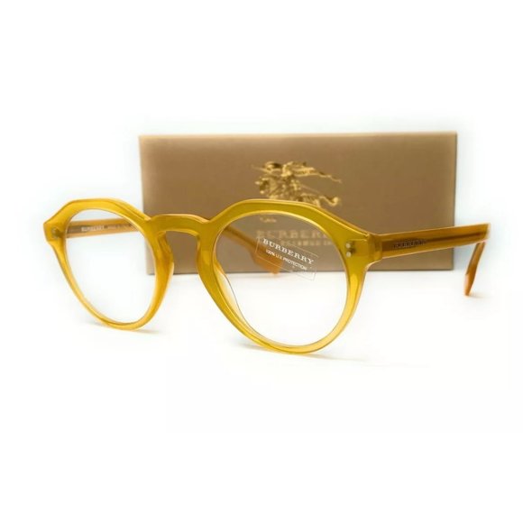 Burberry Men's Yellow Eyeglasses! - Picture 1 of 3